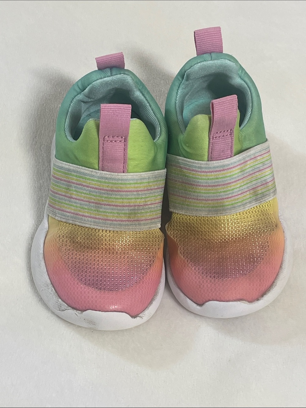 ⭐️4 for $20 Cat & Jack Kids Rainbow Slip-On Sneakers - Pink, Yellow, Green, Blue